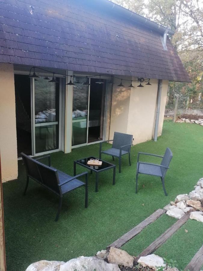 Lapausedegout Piscine Chambres Climatisees Jacuzzi Terrasse Lachapelle-Auzac Exterior foto